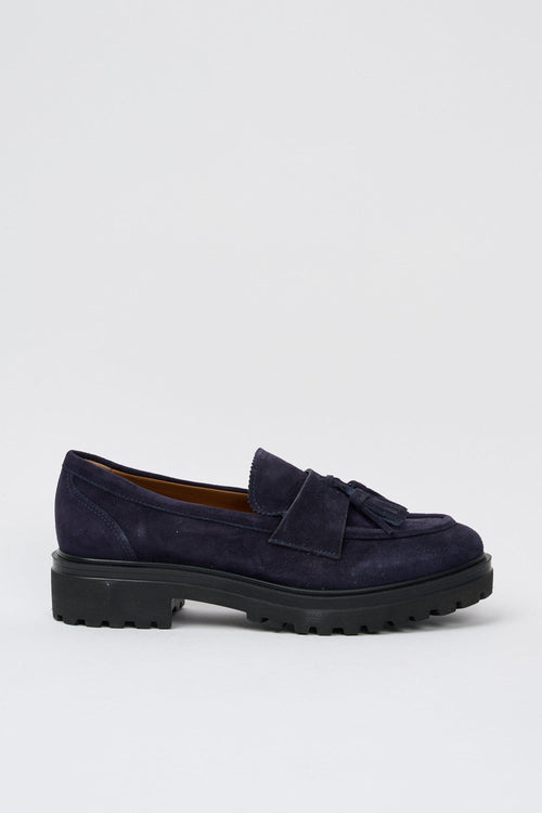 Mocassino Blu Donna