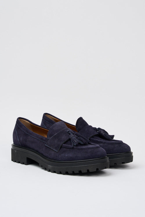 Mocassino Blu Donna - 2