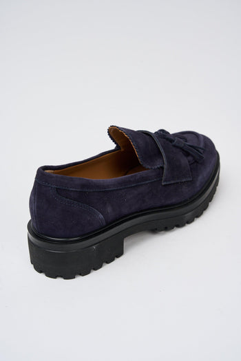 Mocassino Blu Donna - 5