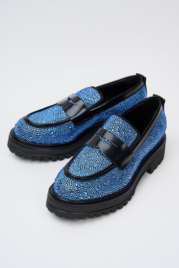 Mocassino Blu Donna - 5