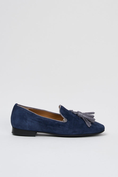 Mocassino Blu Donna