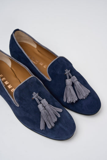 Mocassino Blu Donna - 3