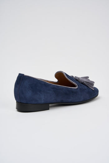 Mocassino Blu Donna - 4