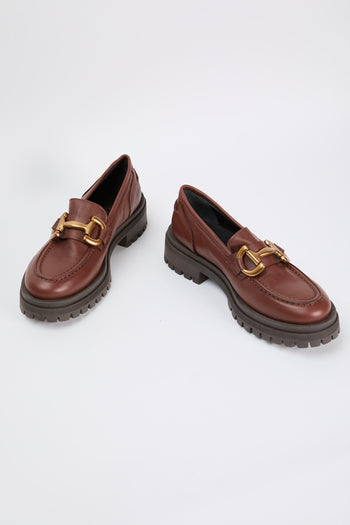 Mocassino Marrone Donna - 7