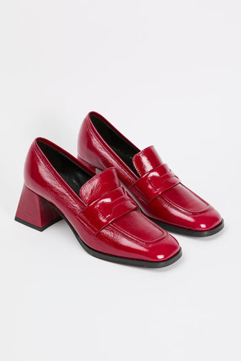 Mocassino Rosso Donna - 3