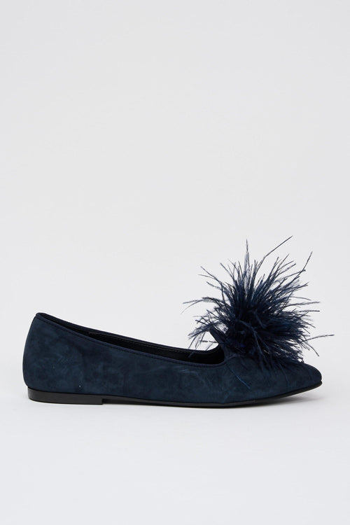 Mocassino Blu Donna