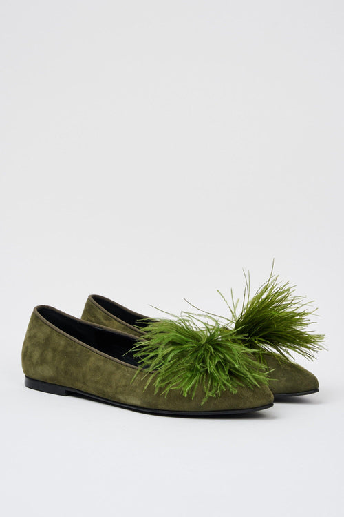 Mocassino Verde Donna - 2