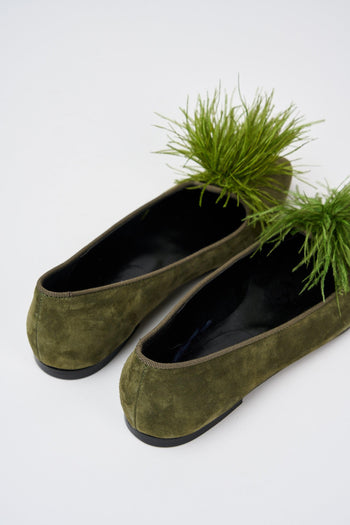 Mocassino Verde Donna - 4