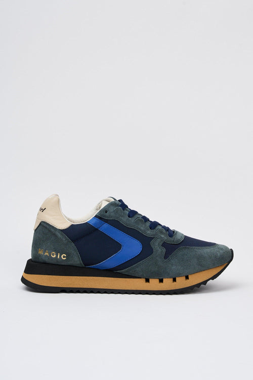 Sneaker Petrolio+blu Uomo