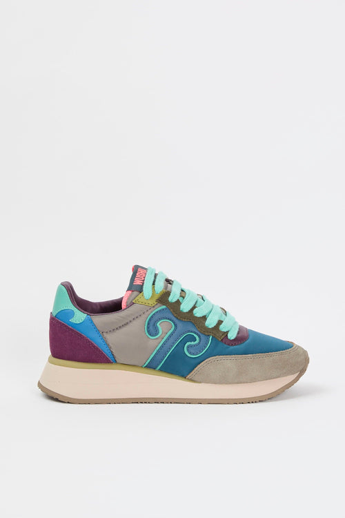 Sneaker Ottanio+acquamarina Donna