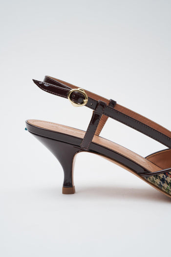 Slingback Burgundy/galles Donna - 4