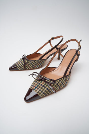 Slingback Burgundy/galles Donna - 6