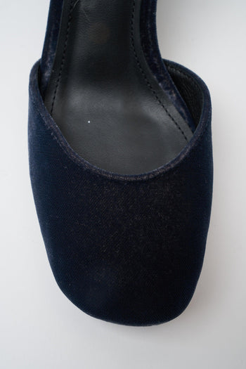 Mary Jane Denim Azul Donna - 4