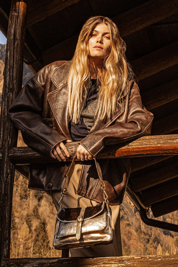 Borsa Oro+t/moro+acc.oro Nero Donna - 6