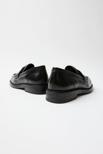 Mocassino Nero/pony Donna - 6