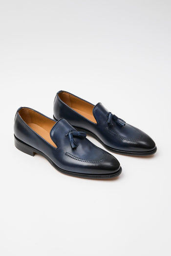 D.d. Gold Label Mocassino Blu Uomo - 2