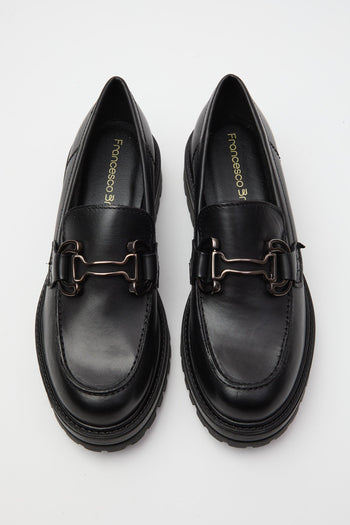 Mocassino Nero Donna - 5