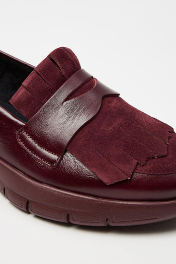 Mocassino Bordeaux Donna - 4
