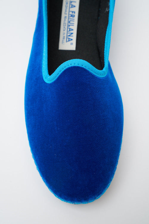 Mocassino Bluette+turchese Donna