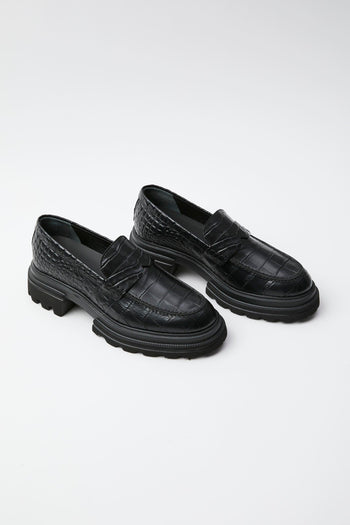 Mocassino Nero Donna - 4