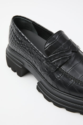 Mocassino Nero Donna - 6