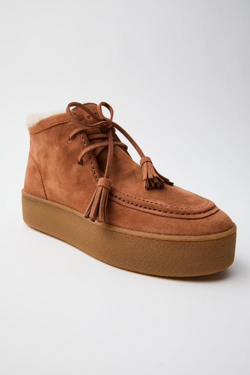 Stivaletto Cuoio Scuro Donna