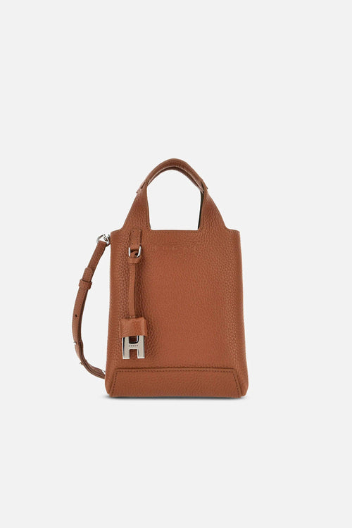 Borsa Cuoio Scuro Donna