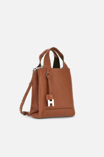 Borsa Cuoio Scuro Donna - 3