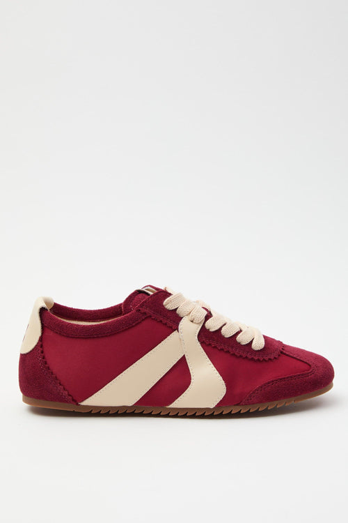Sneaker Bordeaux/crema Donna