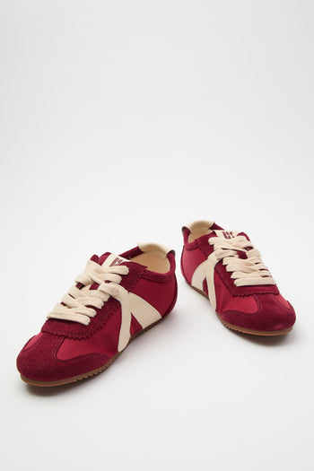 Sneaker Bordeaux/crema Donna - 6