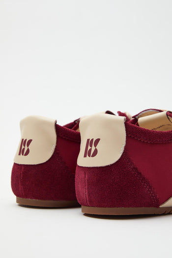 Sneaker Bordeaux/crema Donna - 8