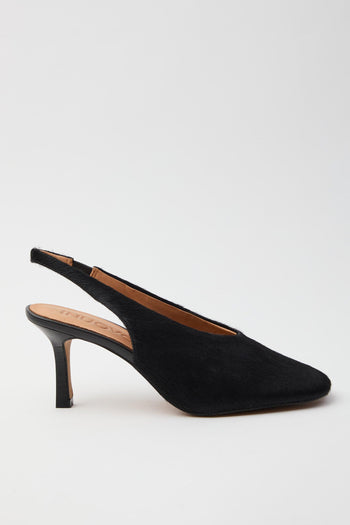 Slingback Pony Black Donna - 2