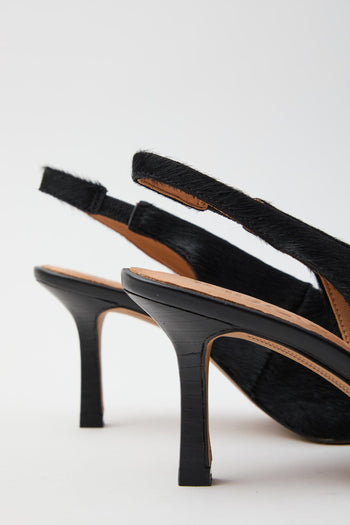 Slingback Pony Black Donna - 3