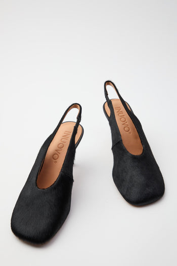 Slingback Pony Black Donna - 6