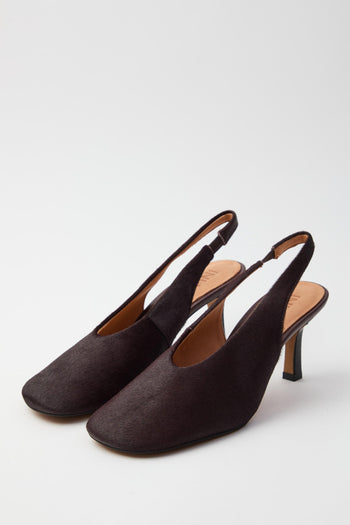 Slingback Pony Bordeaux Donna - 2