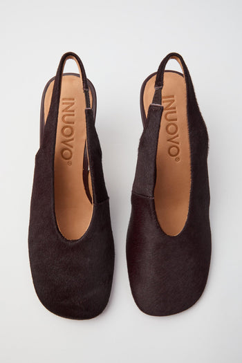 Slingback Pony Bordeaux Donna - 6