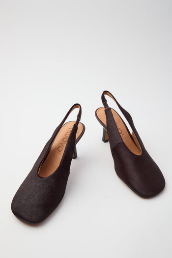 Slingback Pony Bordeaux Donna - 7