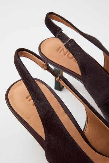 Slingback Pony Bordeaux Donna - 8