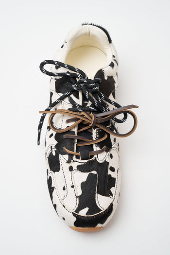 Sneaker Pony Black Cow Donna - 3
