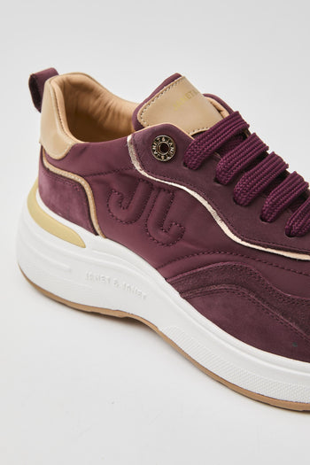 Janet & Janet Sneaker Wine/nocciola Donna - 5