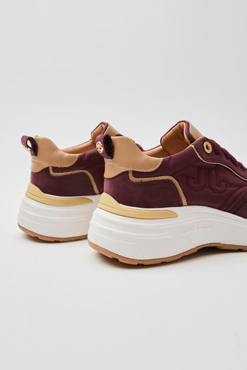 Janet & Janet Sneaker Wine/nocciola Donna - 6