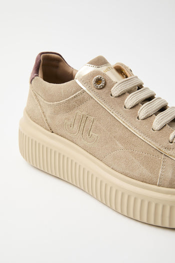 Janet & Janet Sneaker Cappuccino Donna - 2