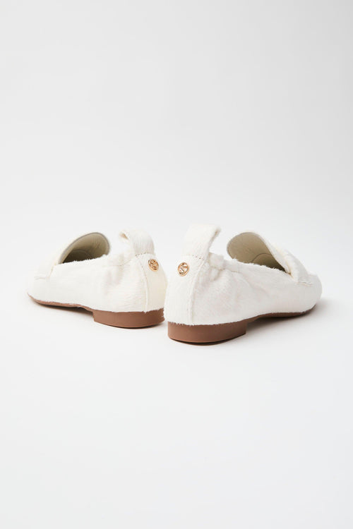 Mocassino Off White Donna