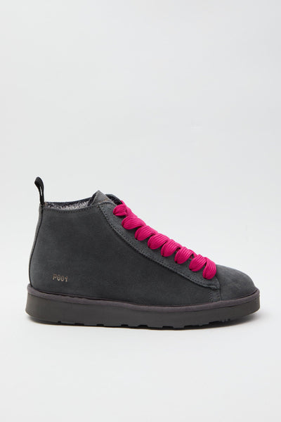 Polacchino Anthracite/fuchsia Donna
