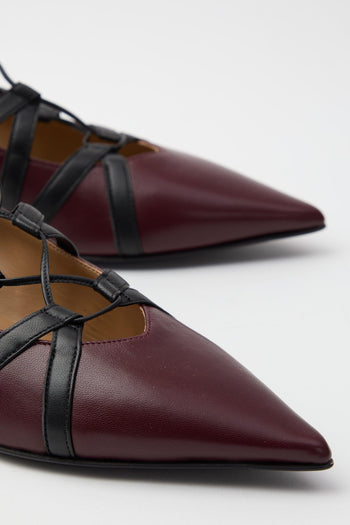 Décolleté Bordeaux/nero Donna - 4