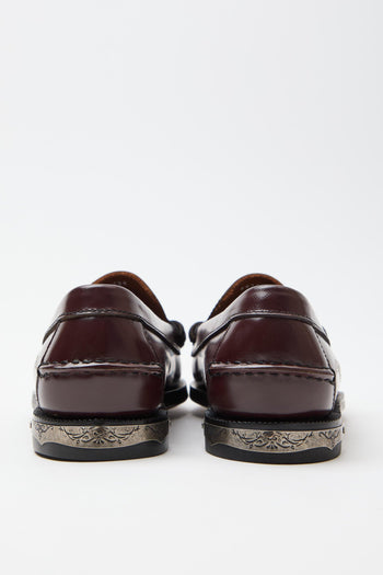 Mocassino Brown Burgundy Donna - 5