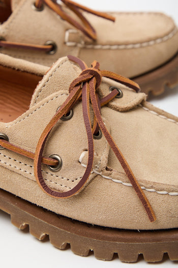 Mocassino Beige Camel Donna - 4