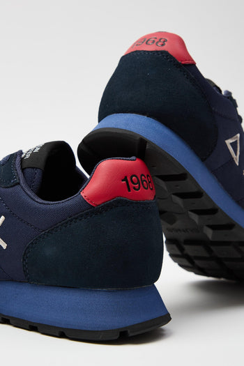 Sneaker Navy Blue/bordeaux Uomo - 4