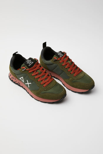 Sneaker Militare Scuro Uomo - 2
