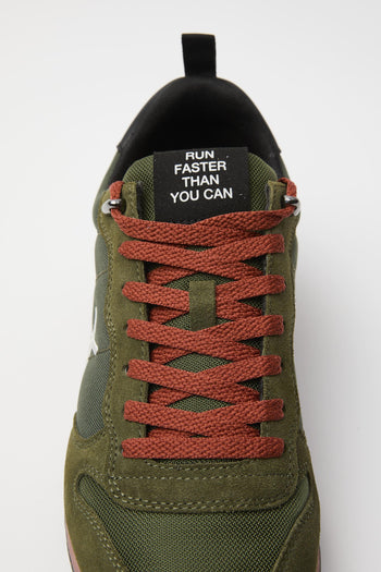 Sneaker Militare Scuro Uomo - 5
